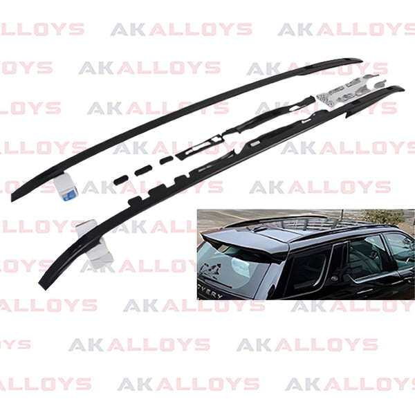 LAND ROVER STYLE ROOF BARS BLACK PAIR