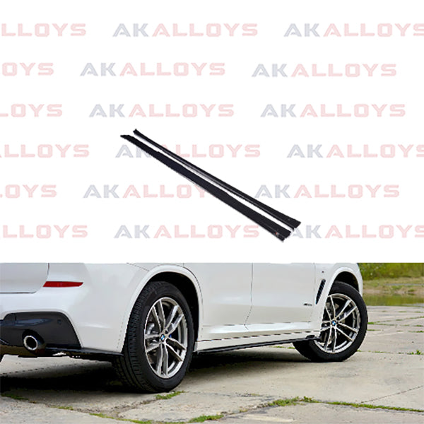 BMW MAXTON M SPORT SIDE SKIRT EXTENSIONS GLOSS BLACK