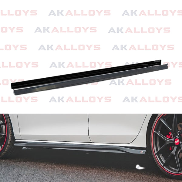 VOLKSWAGEN MAXTON SIDE SKIRT SPLITTERS GLOSS BLACK