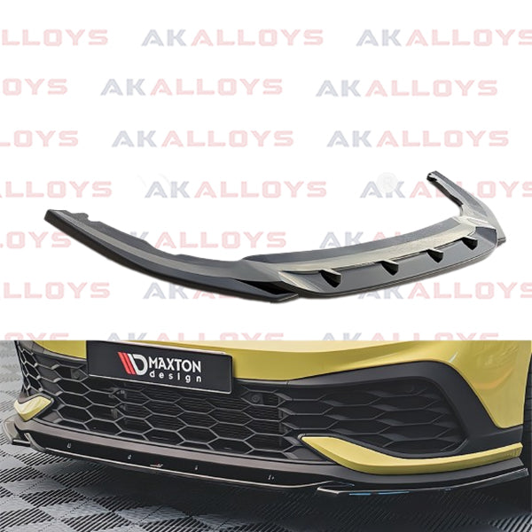 VOLKSWAGEN MAXTON FRONT SPLITTER  GLOSS BLACK