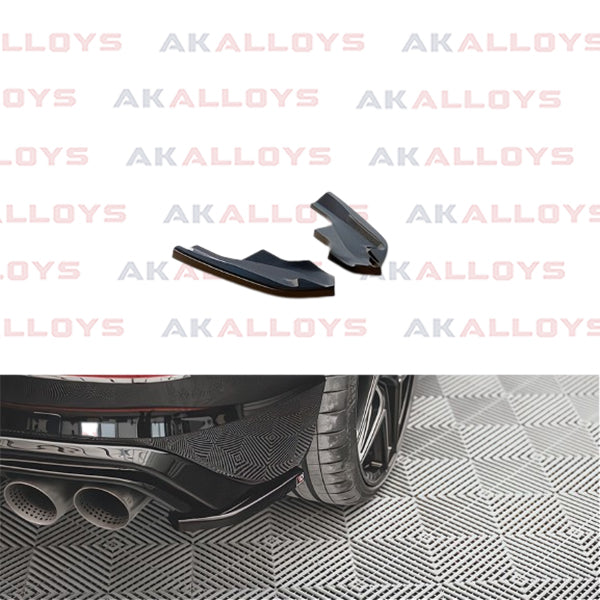 VOLKSWAGEN MAXTON REAR BUMPER SPLITTERS GLOSS BLACK