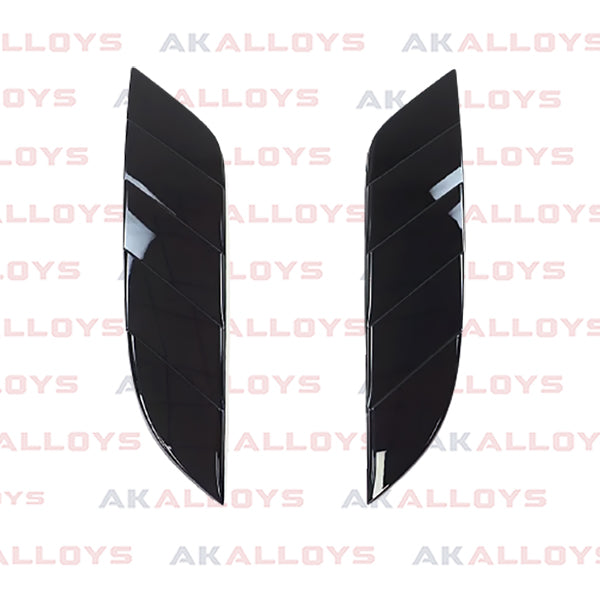 LAND ROVER BONNET VENT COVERS - GLOSS BLACK