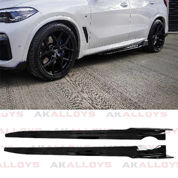 BMW SIDE SKIRT SPLITTERS IN GLOSS BLACK  BLACK KNIGHT