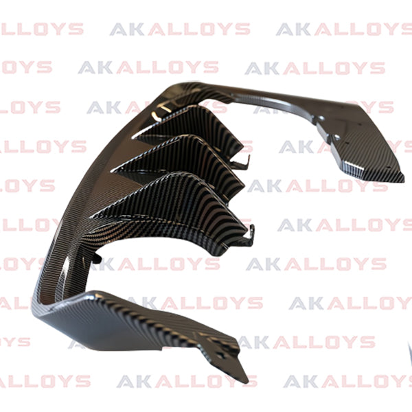 BMW V STYLE REAR DIFFUSER CARBON LOOK