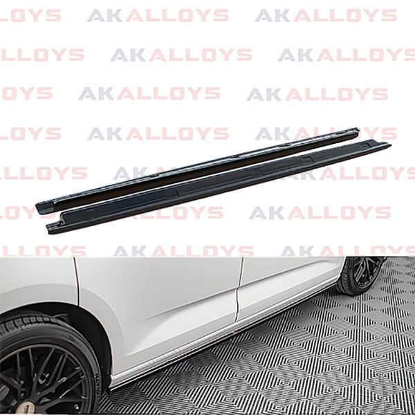 VOLKSWAGEN MAXTON SIDE SKIRT SPLITTERS IN GLOSS BLACK