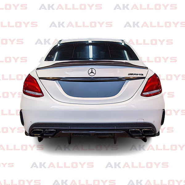MERCEDES PSM STYLE DUCKTAIL SPOILER - GLOSS BLACK – AKALLOYS