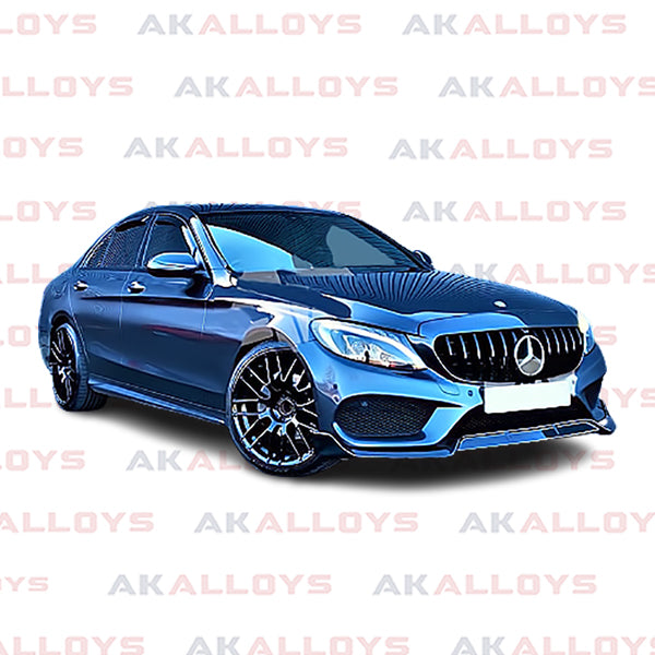 MERCEDES BRABUS STYLE' FRONT SPLITTER LIP - GLOSS BLACK