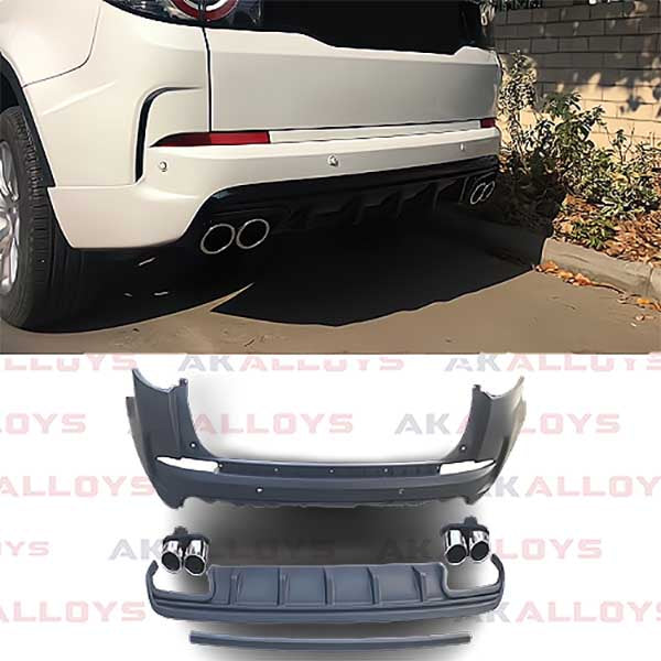 LAND ROVER DYNAMIC REAR BUMPER UPGRADE WITH TAIL PIPES