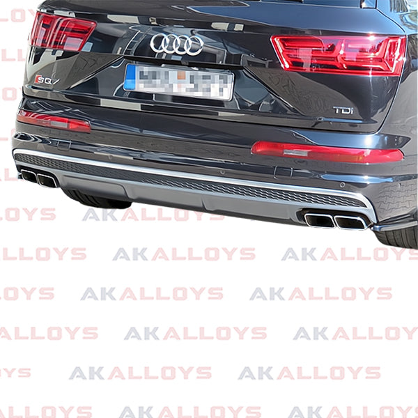 AUDI MAXTON REAR BUMPER SPLITTERS GLOSS BLACK