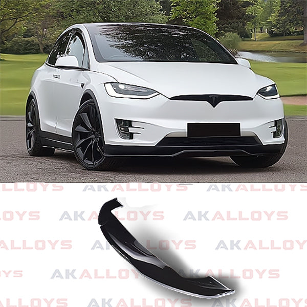 TESLA MAXTON FRONT SPLITTER V2 IN GLOSS BLACK RISPER MAX