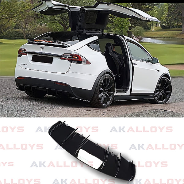 TESLA MAXTON REAR DIFFUSER IN GLOSS BLACK RISPER MAX