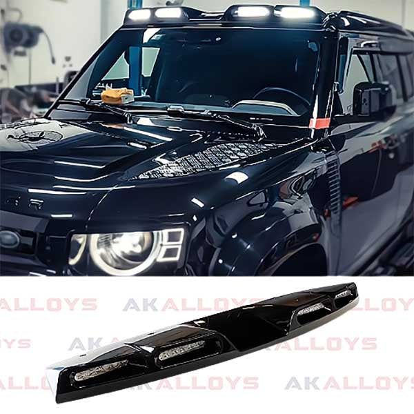 LAND ROVER ROOF LIGHT POD V2 - GLOSS BLACK