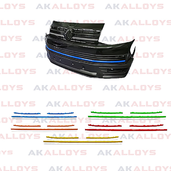 VOLKSWAGEN LOWER 3 PIECE CLIP IN GRILLE STREAMER CHOOSE COLOUR