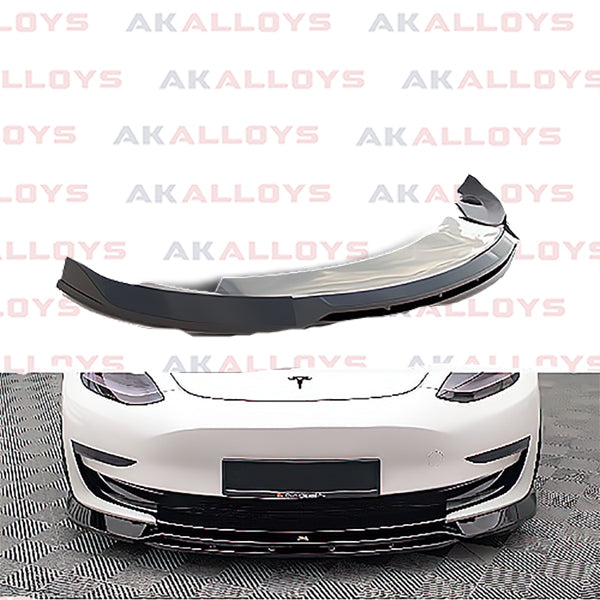 TESLA MAXTON FRONT SPLITTER IN GLOSS BLACK