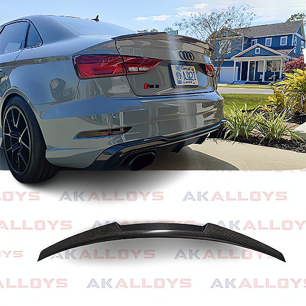 AUDI STYLE REAR SPOILER GLOSS BLACK – AKALLOYS