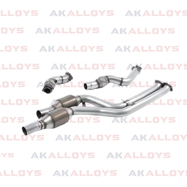 BMW MILLTEK SPORT LARGE BORE DOWNPIPES WITH HI FLOW SPORTS CAT