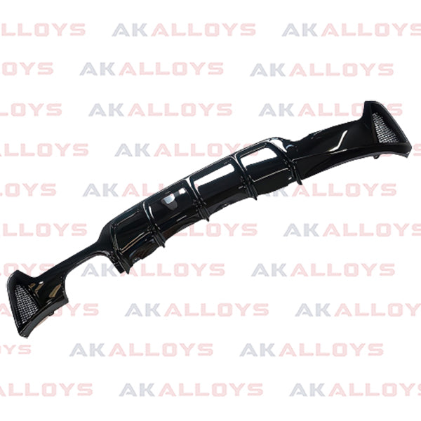 BMW REAR DIFFUSER SINGLE SIDE DUAL TIP GLOSS BLACK