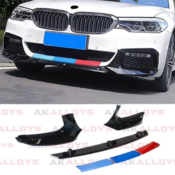 BMW LOOK FRONT SPLITTER  GLOSS BLACK