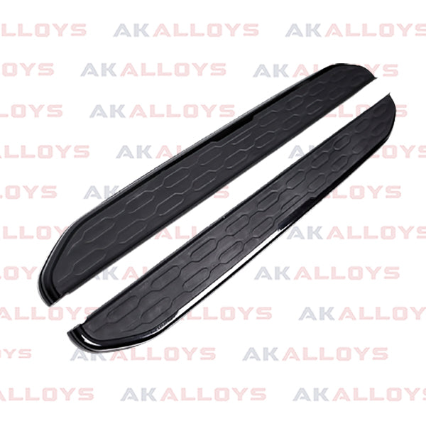 LAND ROVER STYLE SIDE STEPS RUNNING BOARDS IN BLACK – PAIR