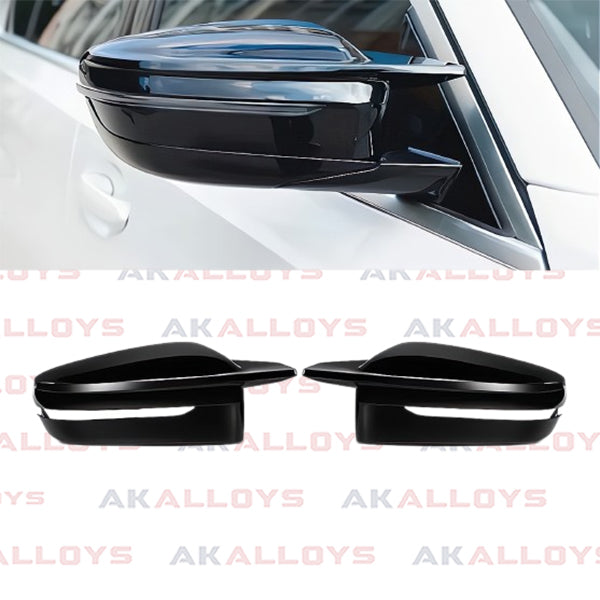 M STYLE MIRROR COVERS IN GLOSS BLACK FOR BMW