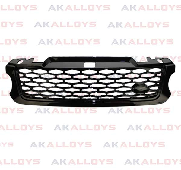 LAND ROVER FRONT GRILLE SVR STYLE UPGRADE GLOSS BLACK