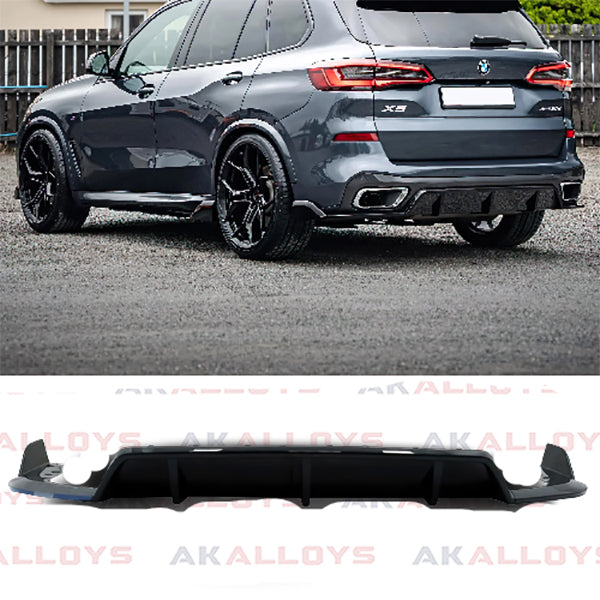 BMW BLACK KNIGHT REAR DIFFUSER IN GLOSS BLACK