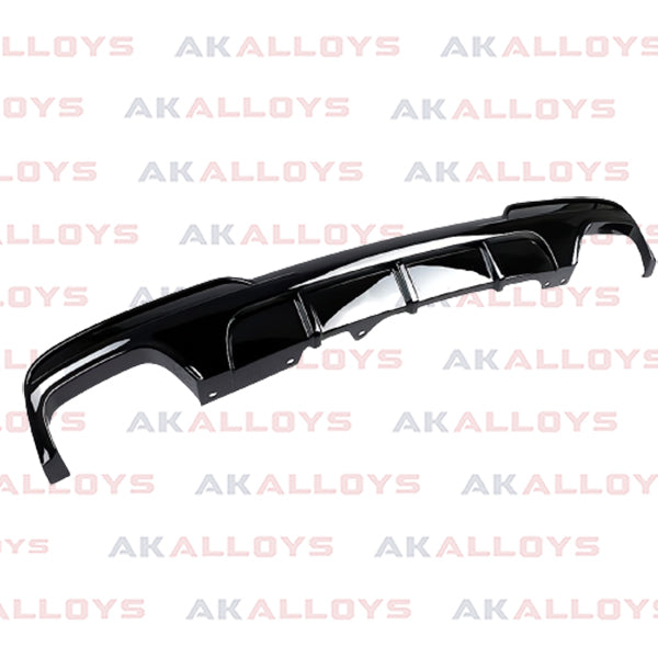 BMW REAR DIFFUSER QUAD EXIT GLOSS BLACK