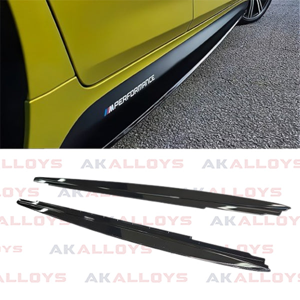 BMW SIDE SKIRT SPLITTERS GLOSS BLACK