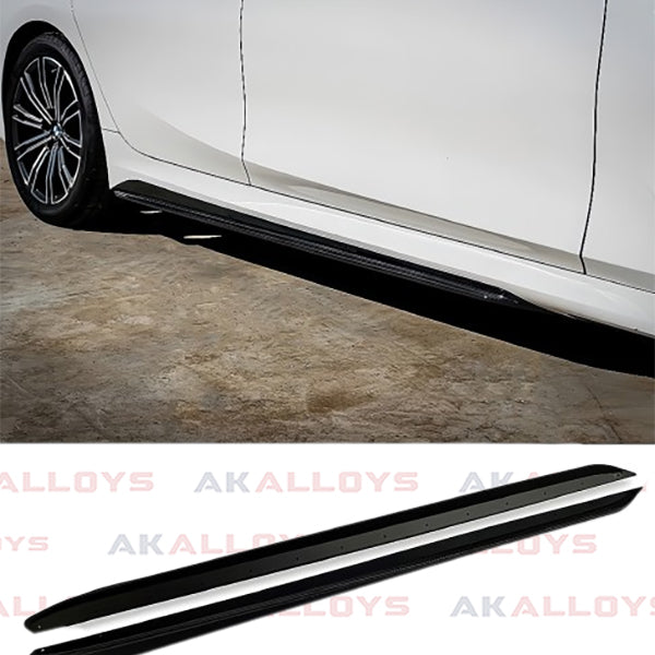 BMW PERFORMANCE SIDE SKIRT SPLITTERS  CARBON LOOK