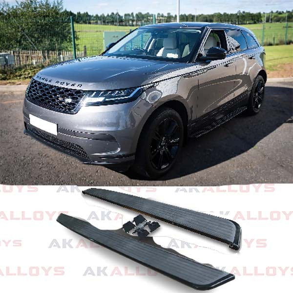 LAND ROVER OE STYLE RUNNING BOARDS SIDE STEPS IN BLACK – PAIR