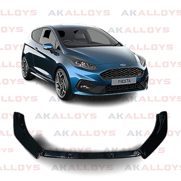 FORD ST LINE RISPER FRONT SPLITTER GLOSS BLACK